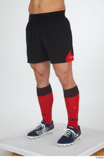 Erling black shorts red socks rugby boots rugby clothing sports…